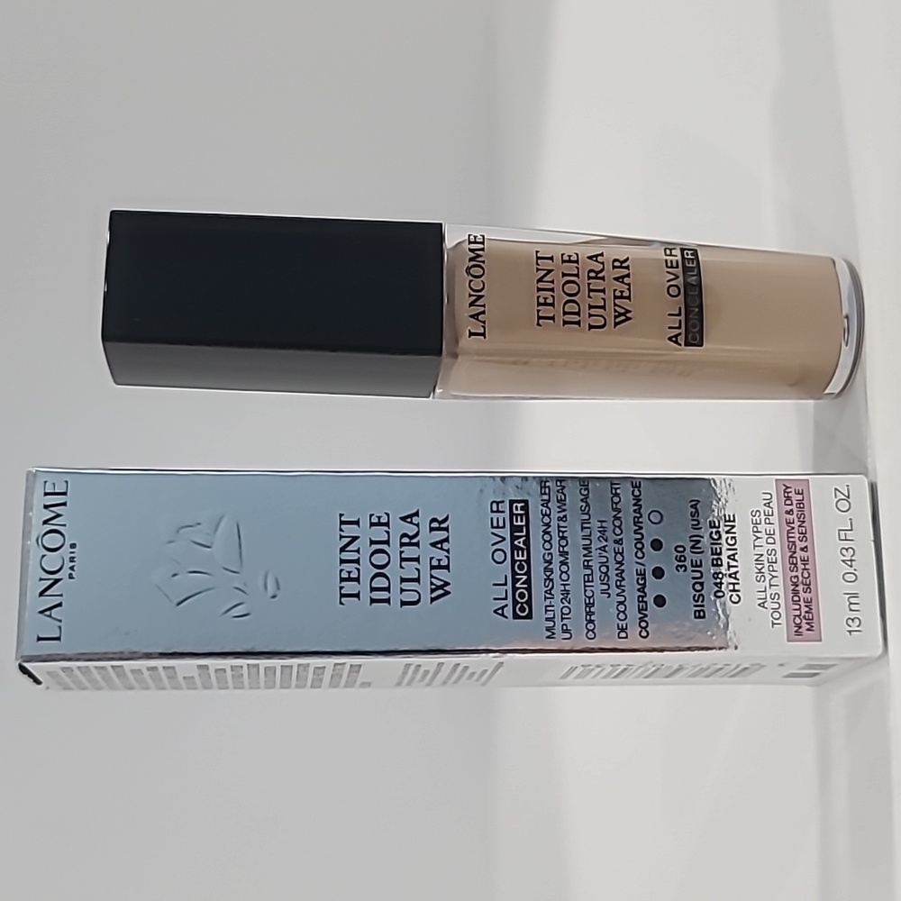 NIB ✅#360 BISQUE N Teint Idole Ultra Wear All Over Concealer 048 BEIGE CHATAIGNE - Picture 3 of 5